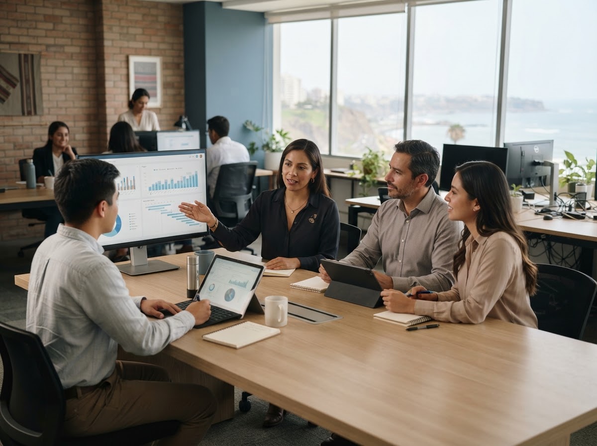 Renta Perú interpretando datos de mercado para profesionales remotos